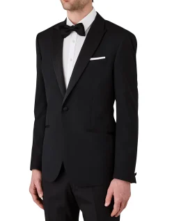 Malik Skinny Satin Lapel Tuxedo Jacket