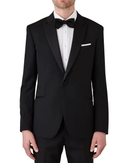 Malik Skinny Satin Lapel Tuxedo Jacket