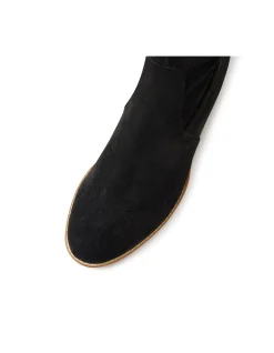 Mamoru Stretch Block Heel Knee High Boots