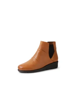 MARCEI SU NEW TAN CHOC LEATHER ELASTIC