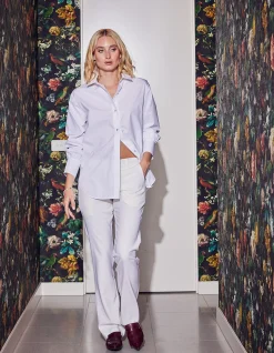 MARCIA O/SIZED SHIRT IN WHITE