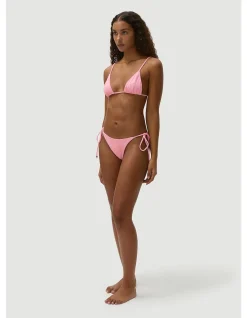 Marcus Bubblegum Pink Tie Side Bikini Bottom
