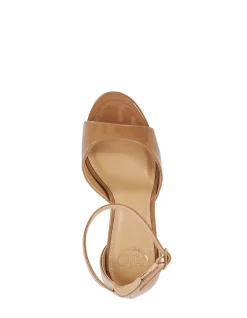 MARIBOU HEELED SANDAL
