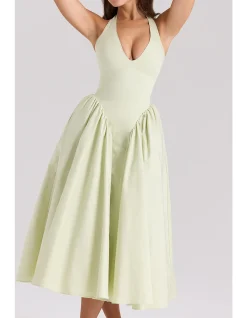 MARILYN HALTER MIDI SUNDRESS