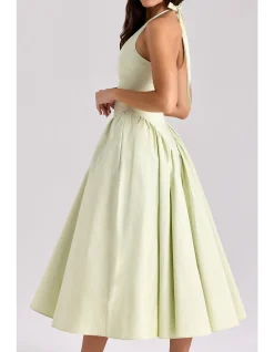MARILYN HALTER MIDI SUNDRESS