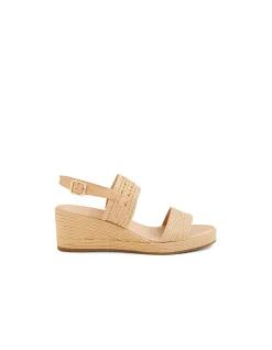 Marni Natural Raffia Wedge Sandals