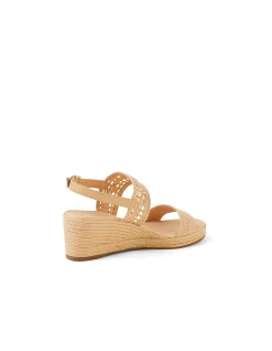 Marni Natural Raffia Wedge Sandals