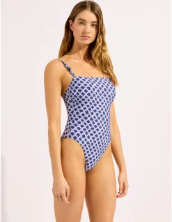 Marseille Square Neck One Piece Swimsuit