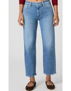 Mason Ankle Mid Rise Straight Leg Jeans