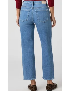 Mason Ankle Mid Rise Straight Leg Jeans