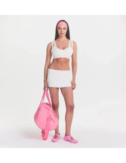 Matte Double Strap Scoop Bra