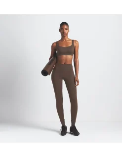 Matte Scoop Neck Bra