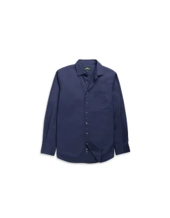 MAVIS LAKE LONG SLEEVE SPORTS FIT SHIRT - MIDNIGHT