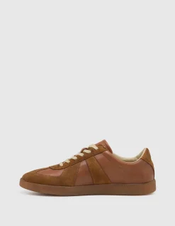 MAX LEATHER/SUEDE TRAINER