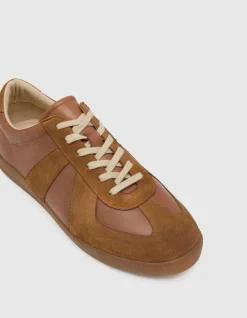 MAX LEATHER/SUEDE TRAINER