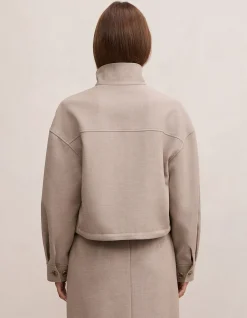 MAYA FUNNEL NECK JACKET