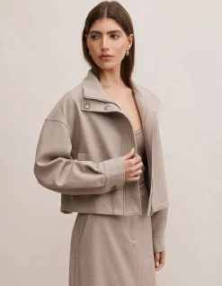MAYA FUNNEL NECK JACKET