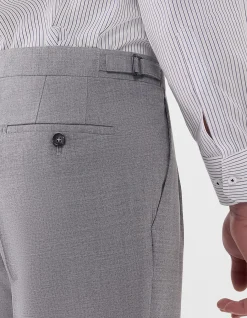 MAYFAIR PLEAT TRS GREY