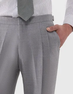MAYFAIR PLEAT TRS GREY