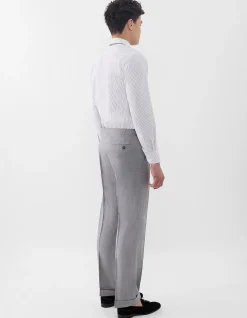 MAYFAIR PLEAT TRS GREY