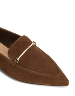 McGraw Chocolate Suede Leather Loafer