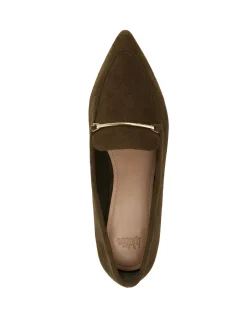 McGraw Olive Green Suede Leather Loafer
