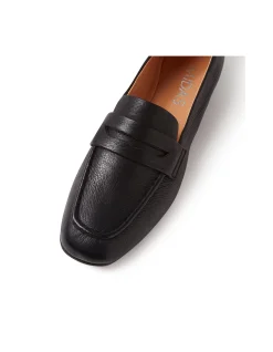 Melika Classic Slip On Leather Loafers