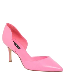 Mence Pump with Scallop Edge Heel Light Pink