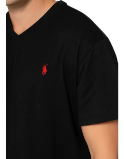 Mens V Neck T Shirt Medium Fit