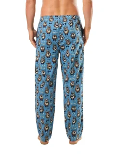 Men's Grizzly Bows Printed Flannel Sleep Pant