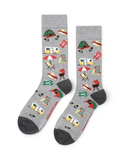 MENS SUMMER CAMP BAMBOO SOCK