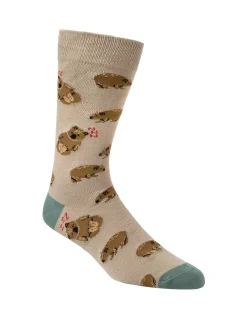 MENS WALLY WOMBAT BAMBOO SOCK