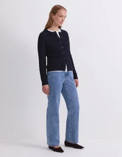 MERINO CABLE CARDIGAN