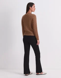 MERINO CABLE CARDIGAN