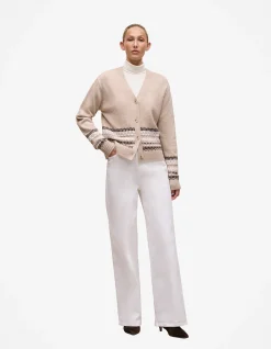 Merino Cashmere Fair Isle Cardigan
