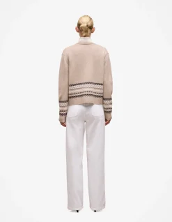 Merino Cashmere Fair Isle Cardigan