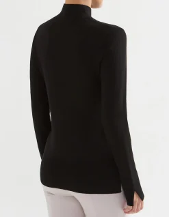 MERINO LONG SLEEVE HIGH NECK SWEATER