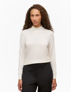 Merino Mock Neck