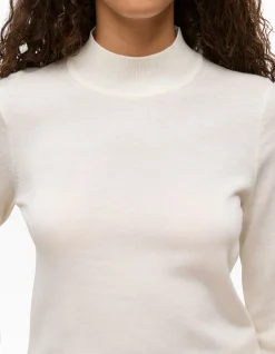 Merino Mock Neck