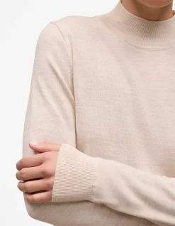 Merino Mock Neck