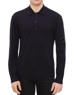Merino Wool Polo Sweater