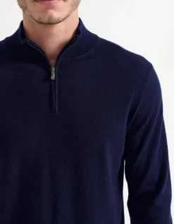 MERINO 1/4 ZIP SWEATER