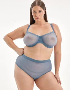 Mesh High Waist Brief