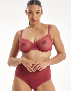 Mesh High Waist Brief