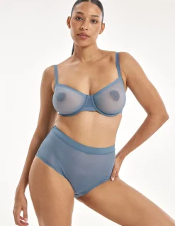 Mesh High Waist Brief