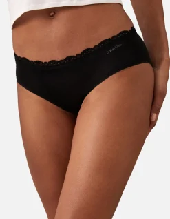 MICROFIBER STRETCH WITH LACE HIPSTER 3PK