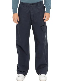 Microreps Boxy Cargo Lens Pants Ivy Green