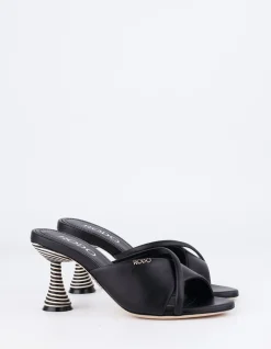 MIDOLLINO CALF HEEL 55 SANDAL