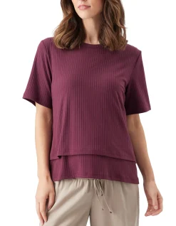 MIKE RIB NURSING TOP