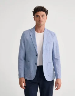 MILTON LINEN BLEND BLAZER